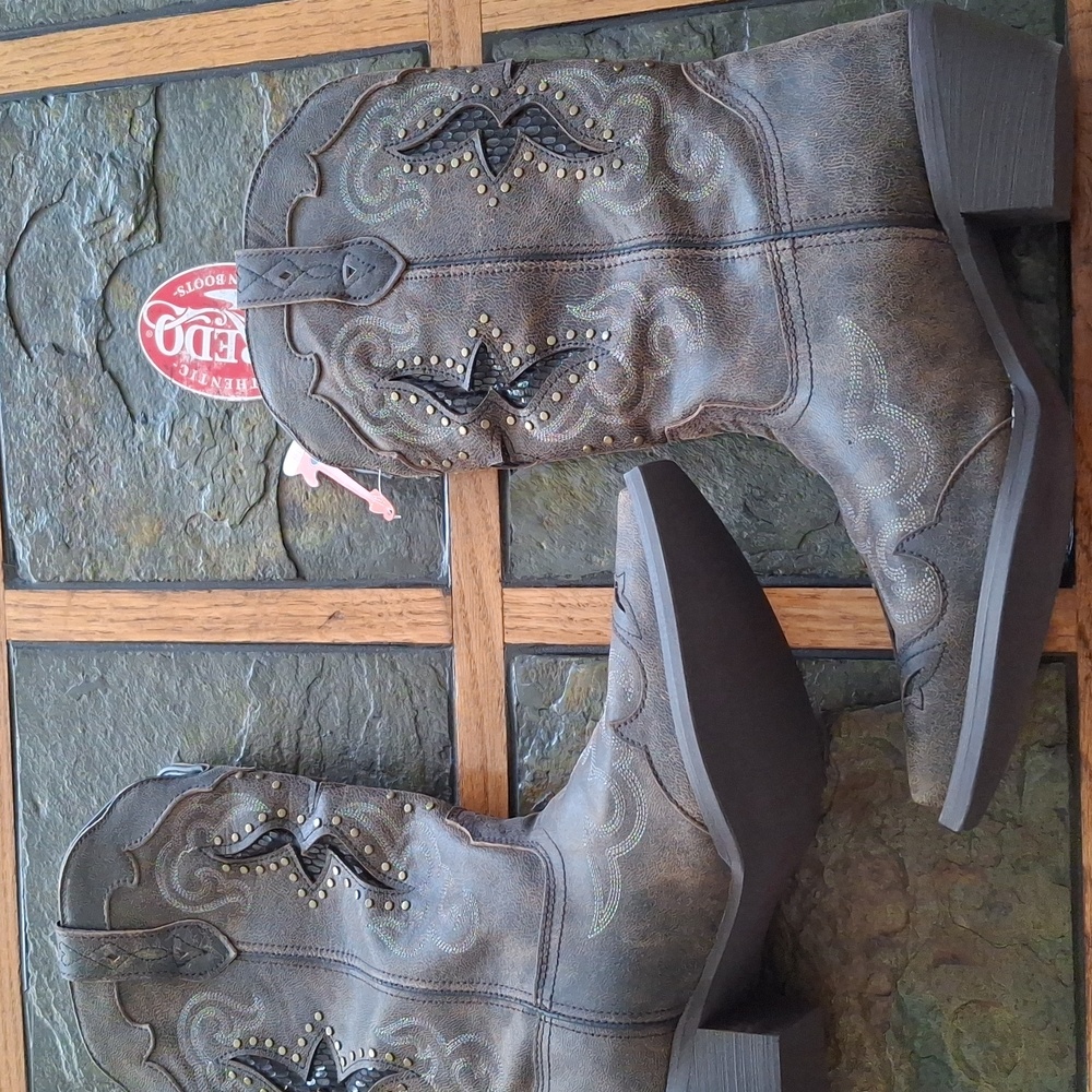 Women's Laredo Western Cowboy Boots - Picture 7 of 9